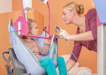 Working together with disabilityの写真素材