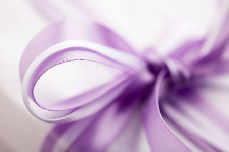 Extreme macro close up of gift boxの写真素材