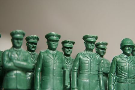 toy soldiersの写真素材