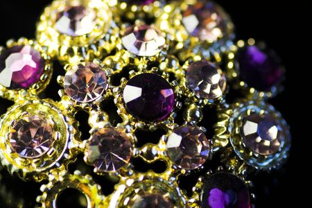 vintage rhinestone jewelryの写真素材