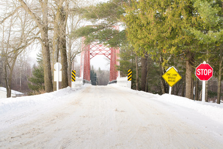 Road to One Lane Bridge