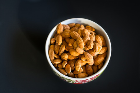Almonds top view