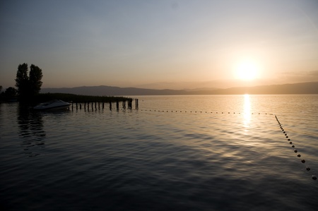 Sunset of the Ohrid Lake