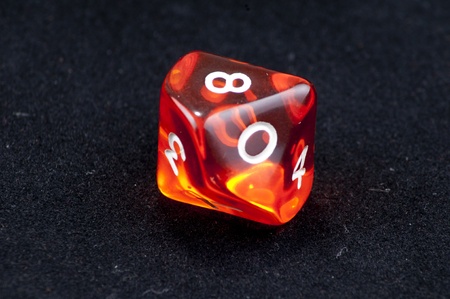 ten type roleplay dice の写真素材
