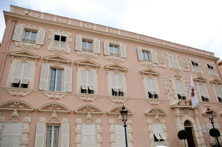 Old Palace in Monte Carlo  Monacoのeditorial素材