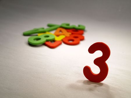 number treeの写真素材