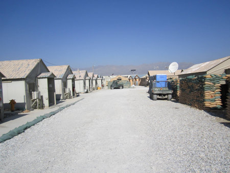 Military housing Afghanistanの写真素材