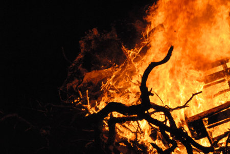 Night Fireの写真素材