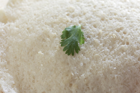 South indian fast food idli with Sambar and coconut chutney. .の写真素材