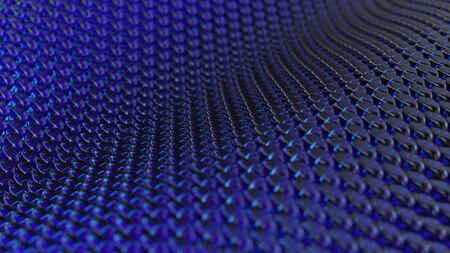 3D Abstract premium Geometric Pattern. Blue colorful background. Render for video, poster, website...
