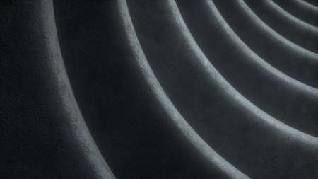 Gray concrete tunnel with dramatic light and dark at the end. Abstract background. Repeating pattern...