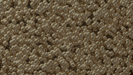 Abstract background. Gold shiny balls. Macro photo, can be used both for advertising or cosmetics,...