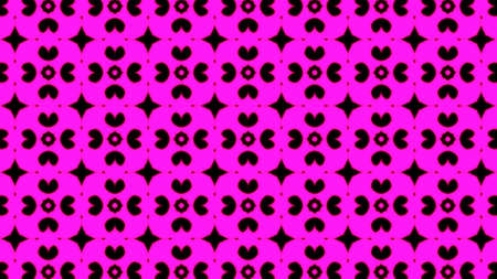 Abstract purple geometric seamless pattern background. Abstract Stripes Kaleidoscope. Psychedelic...