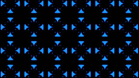 Abstract blue geometric seamless pattern background. Abstract Stripes Kaleidoscope. Psychedelic Colorful Kaleidoscope background. Disco Abstract Background. Kaleidoscope effectの写真素材