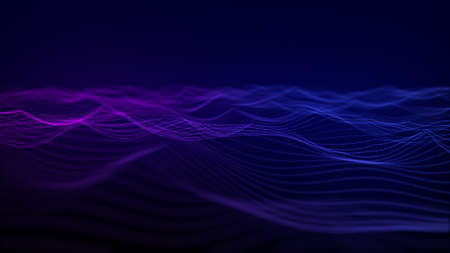 Abstract multicolored background. Technology big data background. Motion of digital data flow. Big...