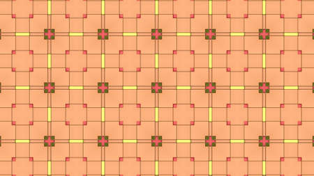 Abstract geometric cubes pattern background. Abstract Stripes Kaleidoscope. Fast Psychedelic...