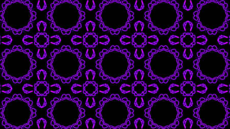 Abstract purple geometric seamless pattern background. Psychedelic Colorful Kaleidoscope background....