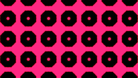 Abstract pink geometric seamless pattern background. Psychedelic colorful background. Disco Abstract...