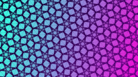 Abstract geometric cubes pattern background. Abstract Stripes Kaleidoscope. Fast Psychedelic...