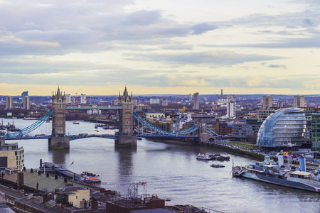 Tower Bridge in Londonのeditorial素材