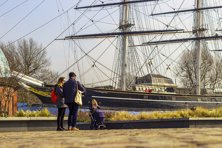 Ship in Greenwich in London.のeditorial素材