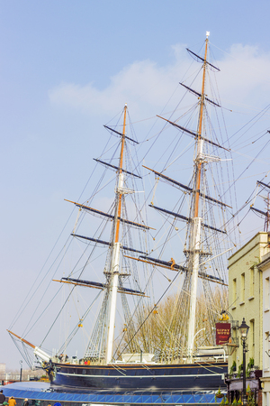 Ship in Greenwich in London.のeditorial素材