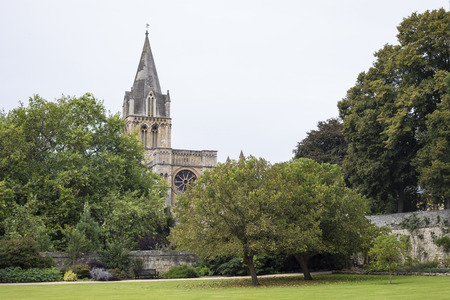 Oxford, United Kingdom - 3 September 2017: View of the Corpus Christi Auditorium in the city of Oxford.のeditorial素材