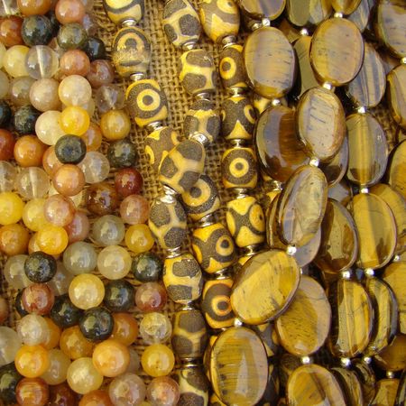     semi-precious stones  necklaces                               の写真素材