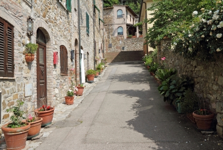 picturesque street in borgo Suvereto, Tuscany, Italy, Europe picturesque street in borgo Suvereto, Tuscany, Italy, Europe