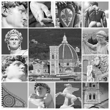 art of Florence - collageの写真素材