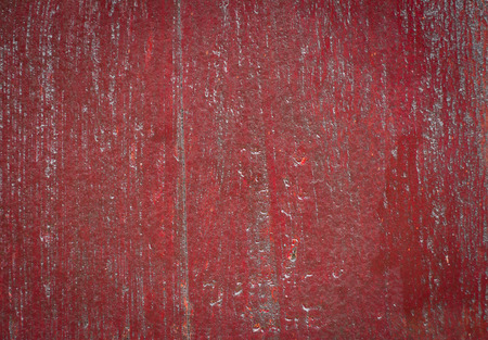 painted old wooden wall. red backgroundの写真素材