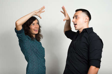 Portrait of couple together and in loveの写真素材