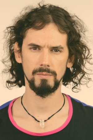Face of handsome Caucasian man