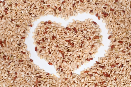 Love Brown Riceの写真素材