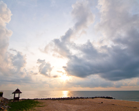 Beautiful sunrise sky seascapesの写真素材