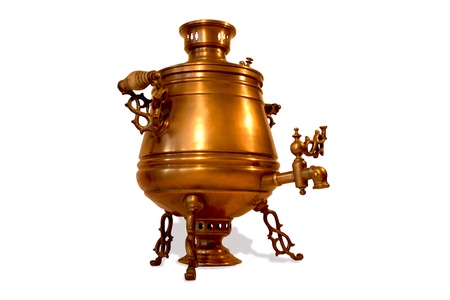 samovar; dishes.の写真素材