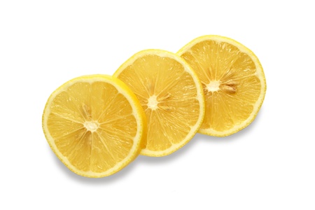 slices of lemon.の写真素材