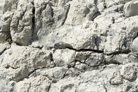 Detail of the stone surface in its natural environmentの写真素材
