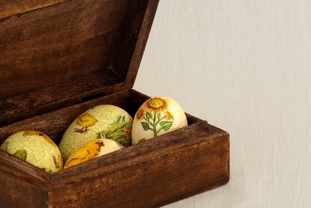 Easter eggs の写真素材