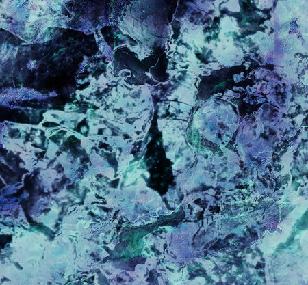 Seamless blue watercolor texture. Hand-drawn illustration.の写真素材