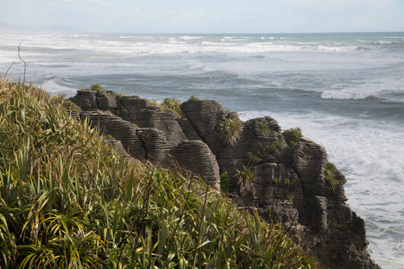 Punakaiki Pancake Rocksの写真素材