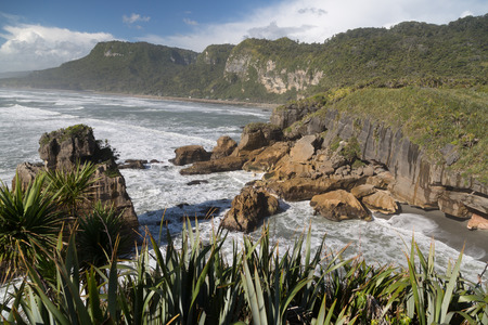 Punakaiki Pancake Rocksの写真素材
