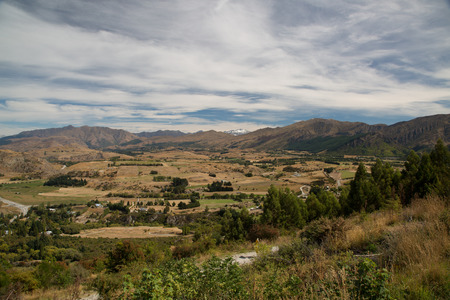 Amazin Remarkables, Meadow with mountainsの写真素材