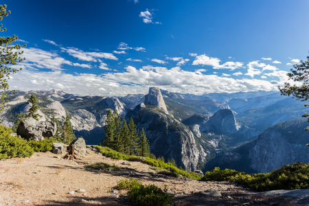 Half Dome in Yosemite Valleyの写真素材