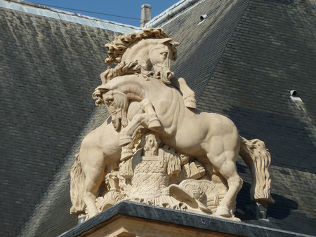 Figure at Notre Dameの写真素材