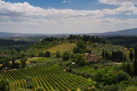 Tuscany landscape - Italyの写真素材