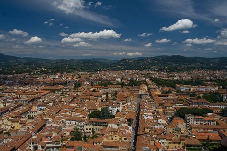Panorama of the city - Florence, Tuscany, Italyの写真素材
