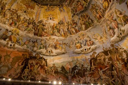Vault of the Cathedral of Santa Maria del Fiore - Florence, Tuscany, Italy author: Mariusz Konopnickiの写真素材