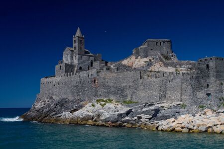 Saint Peter's Church - Portovenere, Liguria, Italyの写真素材