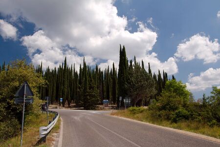 Tuscany landscape - Italyの写真素材